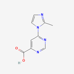 6-(2-methyl-1H-imidazol-1-yl)pyrimidine-4-carboxylic acid