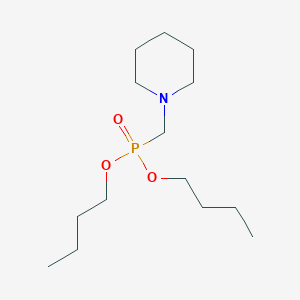 Phosphonic acid, (1-piperidinylmethyl)-, dibutyl ester