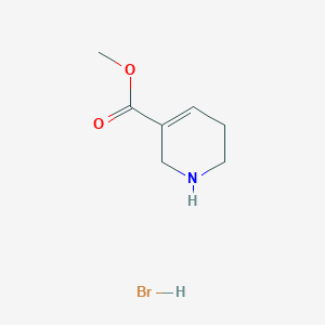 molecular formula C7H12BrNO2 B014660 瓜瓦可林氢溴酸盐 CAS No. 17210-51-4