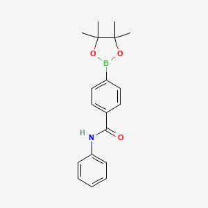 N-phenyl-4-(4,4,5,5-tetramethyl-1,3,2-dioxaborolan-2-yl)benzamide