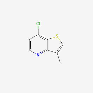 molecular formula C8H6ClNS B1466005 7-Chloro-3-methylthieno[3,2-B]pyridine CAS No. 953045-91-5