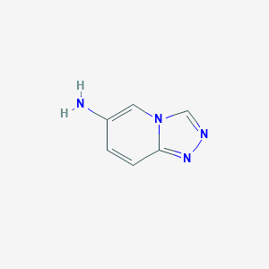 molecular formula C6H6N4 B1466015 [1,2,4]Triazolo[4,3-a]pyridin-6-amine CAS No. 1082448-58-5