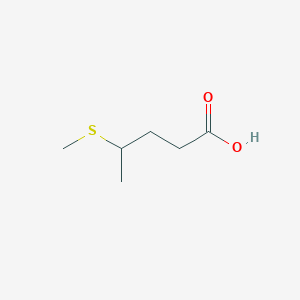 molecular formula C6H12O2S B1466023 4-(Methylsulfanyl)pentanoic acid CAS No. 75974-59-3
