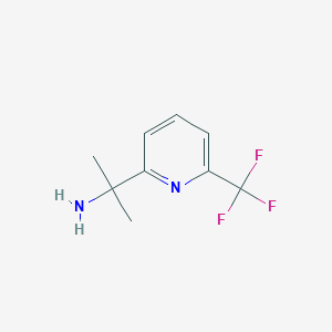 2-(6-(Trifluoromethyl)pyridin-2-yl)propan-2-amine