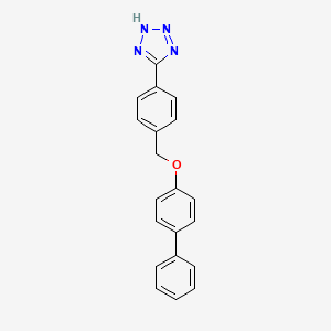 5-[4-(Biphenyl-4-yloxymethyl)phenyl]-1h-tetrazole