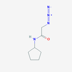 molecular formula C7H12N4O B1466031 2-azido-N-cyclopentylacetamide CAS No. 1192358-61-4