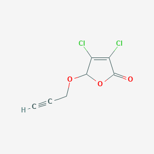 2(5H)-Furanone, 3,4-dichloro-5-(2-propynyloxy)-