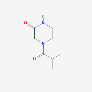 4-(2-Methylpropanoyl)piperazin-2-one