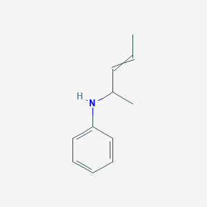 N-(Pent-3-en-2-yl)aniline