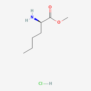 molecular formula C7H16ClNO2 B1466061 D-Norleucine methyl ester hydrochloride CAS No. 60687-33-4