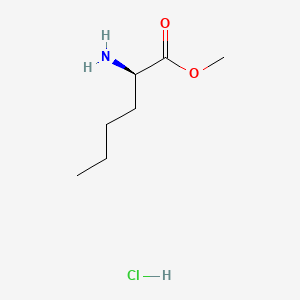 molecular formula C7H16ClNO2 B1466061 Chlorhydrate de D-norleucine méthylester CAS No. 60687-33-4