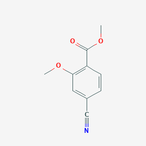 molecular formula C10H9NO3 B1466064 4-氰基-2-甲氧基苯甲酸甲酯 CAS No. 406719-76-4