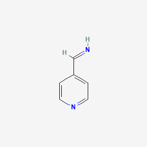 molecular formula C6H6N2 B14660643 1-(Pyridin-4-yl)methanimine CAS No. 39879-71-5