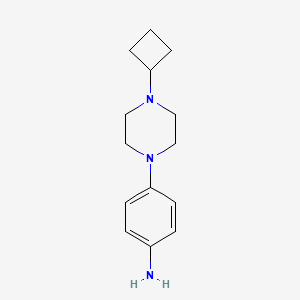 4-(4-Cyclobutylpiperazin-1-yl)aniline