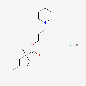 3-Piperidinopropyl 2-ethyl-2-methylhexanoate hydrochloride