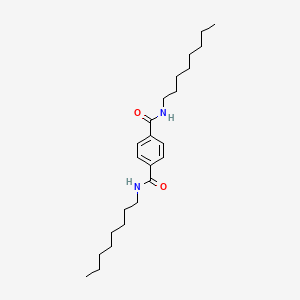 molecular formula C24H40N2O2 B14660713 1-N,4-N-dioctylbenzene-1,4-dicarboxamide CAS No. 42478-58-0