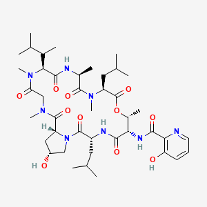 molecular formula C42H66N8O11 B1466072 Fijimycin B CAS No. 1350467-22-9
