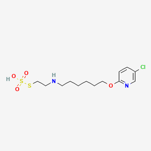 S-2-((6-(5-Chloro-2-pyridyloxy)hexyl)amino)ethyl hydrogen thiosulfate