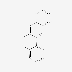 molecular formula C18H14 B14660746 Benz(a)anthracene, 5,6-dihydro- CAS No. 36914-99-5