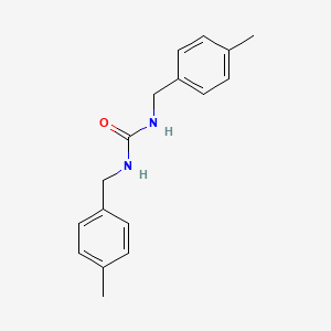 molecular formula C17H20N2O B14660760 1,3-Bis(4-methylbenzyl)urea CAS No. 37389-92-7