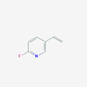 molecular formula C7H6FN B1466080 5-乙烯基-2-氟-吡啶 CAS No. 1133879-66-9