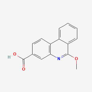 3-Phenanthridinecarboxylic acid, 6-methoxy-