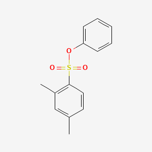 molecular formula C14H14O3S B14660882 Phenyl 2,4-dimethylbenzene-1-sulfonate CAS No. 41480-00-6