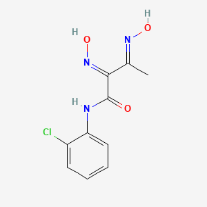 (2E,3E)-N-(2-chlorophenyl)-2,3-bis(hydroxyimino)butanamide