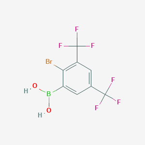 3,5-Bis(trifluoromethyl)-2-bromophenylboronic acid