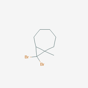 molecular formula C9H14Br2 B14660964 8,8-Dibromo-1-methylbicyclo[5.1.0]octane CAS No. 51146-08-8