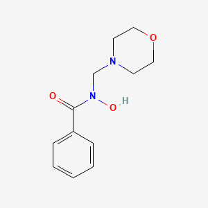 molecular formula C12H16N2O3 B14661096 Benzohydroxamic acid, N-morpholinomethyl- CAS No. 40890-85-5