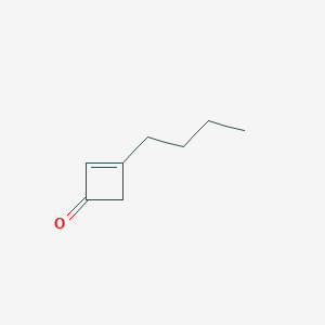 molecular formula C8H12O B14661114 3-Butylcyclobut-2-en-1-one CAS No. 38425-48-8