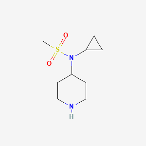 N-cyclopropyl-N-(piperidin-4-yl)methanesulfonamide