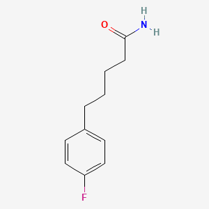 molecular formula C11H14FNO B1466121 5-(4-氟苯基)戊酰胺 CAS No. 1798712-33-0