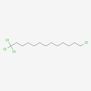 molecular formula C13H24Cl4 B1466122 1,1,1,13-Tetrachlorotridecane CAS No. 3922-33-6