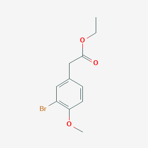 molecular formula C11H13BrO3 B1466125 Ethyl 3-bromo-4-methoxyphenylacetate CAS No. 100125-96-0