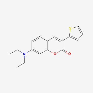 molecular formula C17H17NO2S B1466166 7-(Diethylamino)-3-(2-thienyl)coumarin CAS No. 117850-52-9