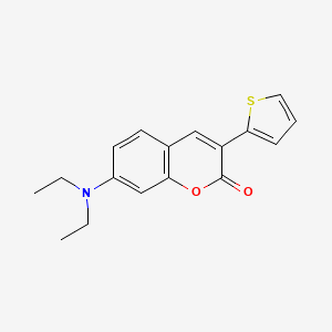 molecular formula C17H17NO2S B1466166 7-(二乙基氨基)-3-(2-噻吩基)香豆素 CAS No. 117850-52-9