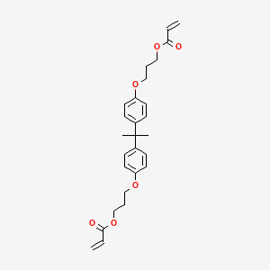 (1-Methylethylidene)bis(4,1-phenyleneoxy-3,1-propanediyl) diacrylate