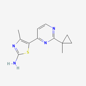4-Methyl-5-(2-(1-methylcyclopropyl)-pyrimidin-4-yl)thiazol-2-amine