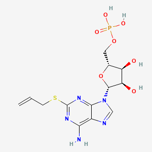 2-[(Prop-2-en-1-yl)sulfanyl]adenosine 5'-(dihydrogen phosphate)