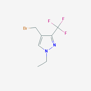 4-bromomethyl-1-ethyl-3-trifluoromethyl-1H-pyrazole