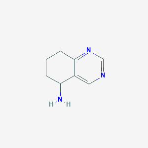 molecular formula C8H11N3 B1466188 5,6,7,8-Tetrahydro-5-quinazolinamine CAS No. 927803-65-4