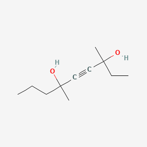 3,6-Dimethylnon-4-yne-3,6-diol