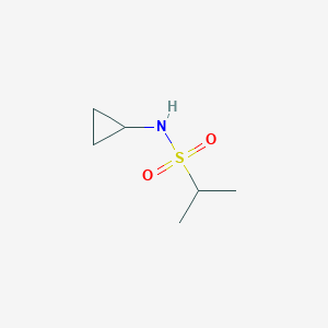 molecular formula C6H13NO2S B1466193 N-cyclopropylpropane-2-sulfonamide CAS No. 1339457-43-0