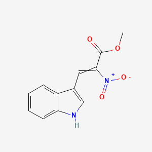 methyl 3-(1H-indol-3-yl)-2-nitroprop-2-enoate