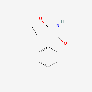 2,4-Azetidinedione, 3-ethyl-3-phenyl-