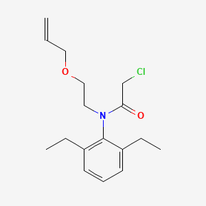 2-Chloro-N-(2,6-diethylphenyl)-N-{2-[(prop-2-en-1-yl)oxy]ethyl}acetamide