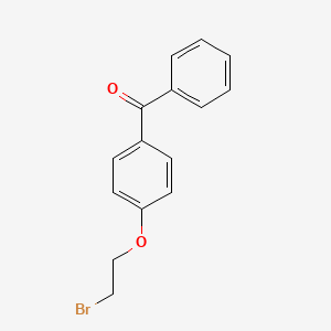 molecular formula C15H13BrO2 B14662081 4-(2-Bromoethoxy)benzophenone CAS No. 38459-64-2