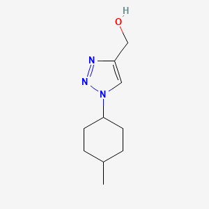 molecular formula C10H17N3O B1466217 [1-(4-methylcyclohexyl)-1H-1,2,3-triazol-4-yl]methanol CAS No. 1340562-24-4